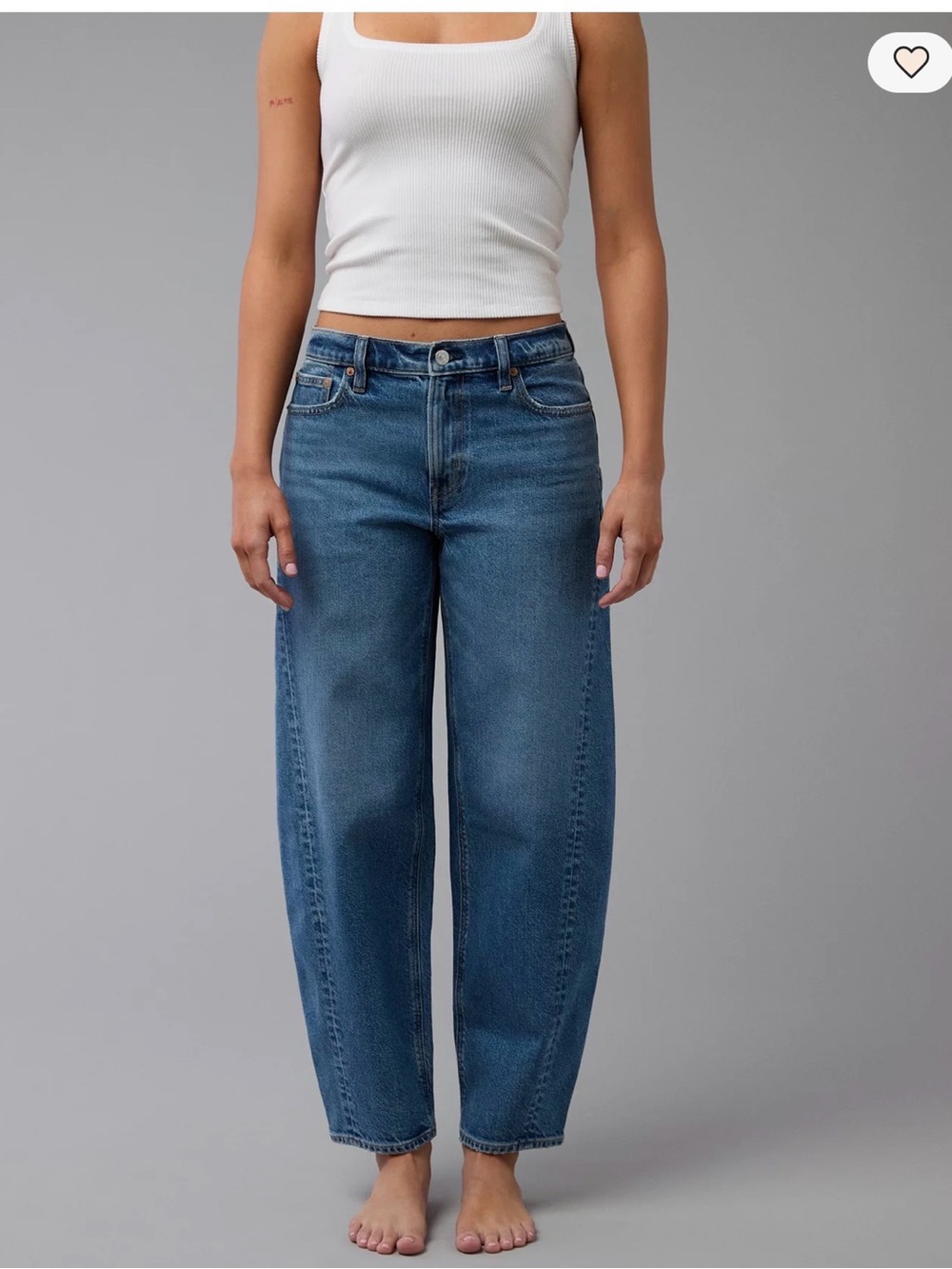 American Eagle Outfitters stretch barrel Jeans